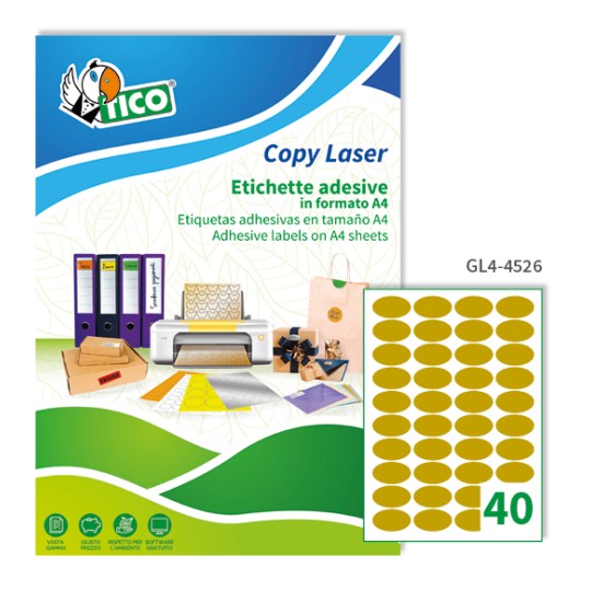 Etichette adesive per bomboniere e confetterie (mm 45x15) (cod.3H)